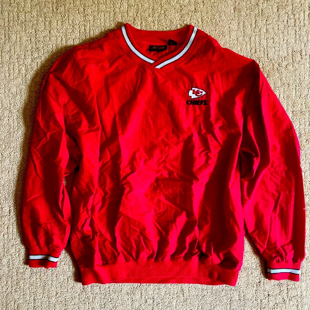 Vintage Kansas City Chiefs Antigua Pullover - SIZE XL